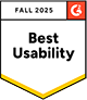 G2 badge for usability